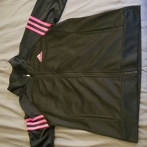 Girls Lrg zip up Adidas jacket